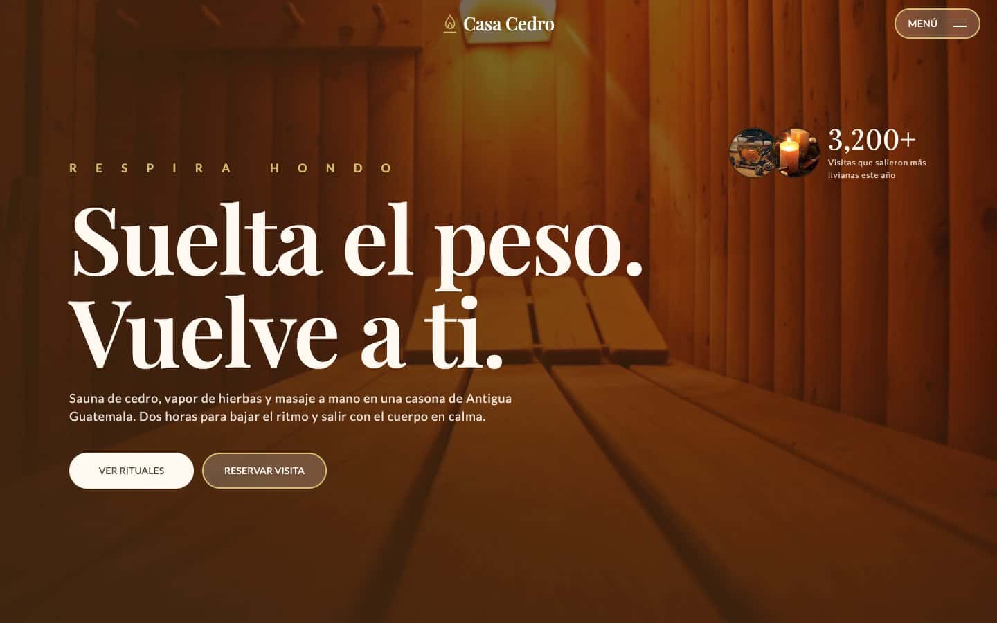 Sitio de ejemplo para spas y bienestar