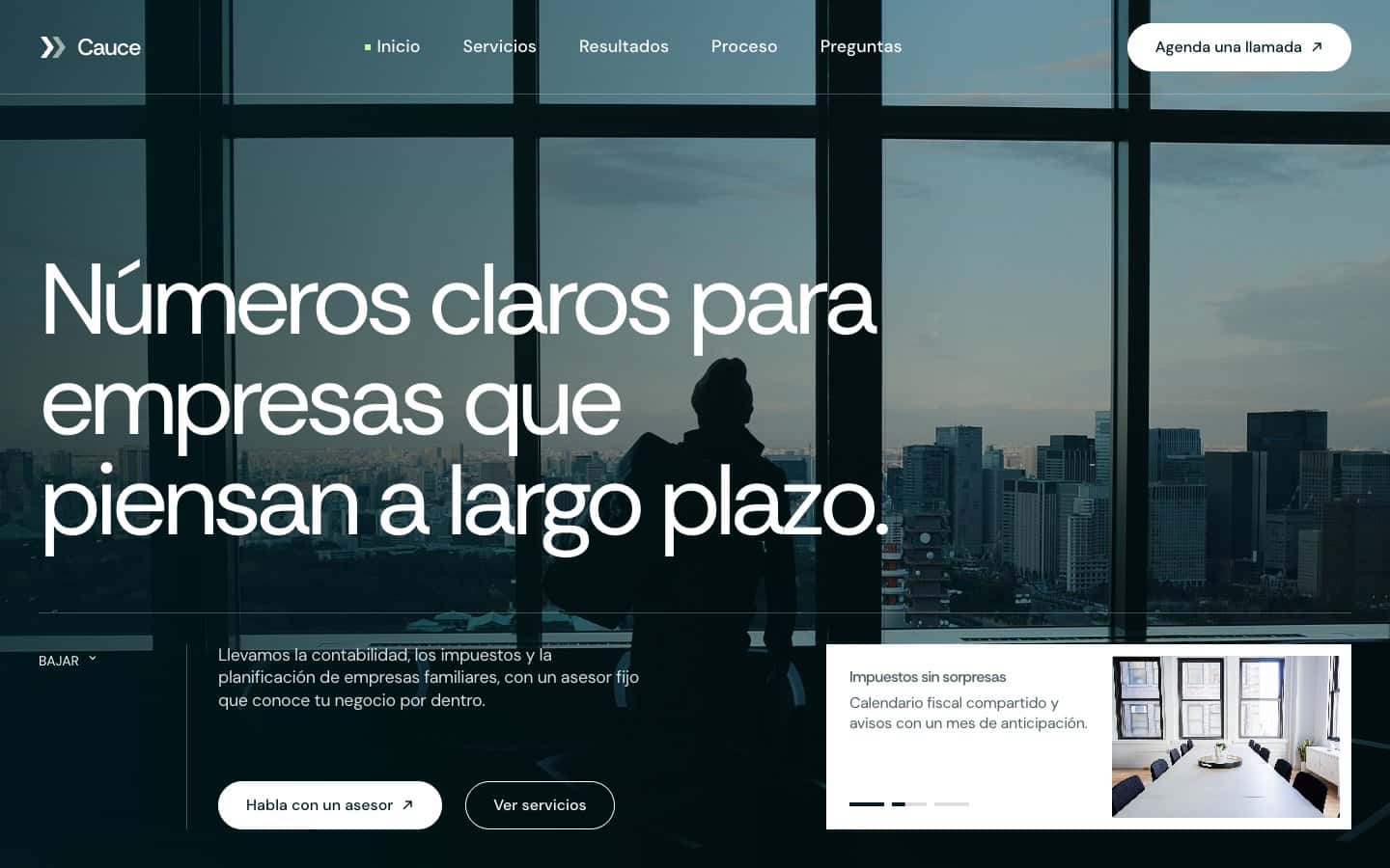 Sitio de ejemplo para despachos contables y legales