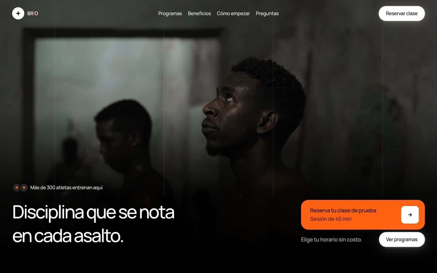Sitio de ejemplo para gimnasios