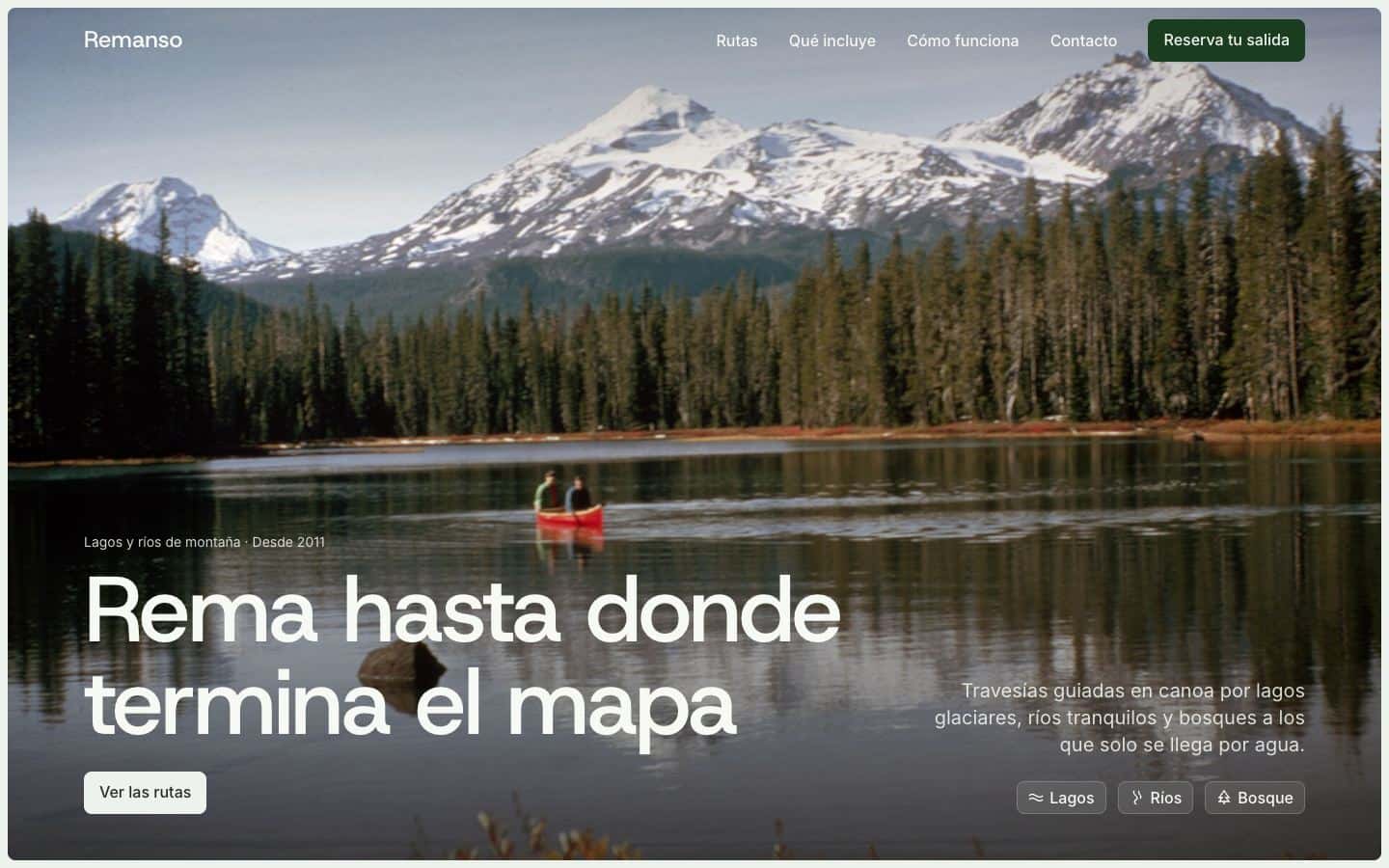 Sitio de ejemplo para turismo de naturaleza
